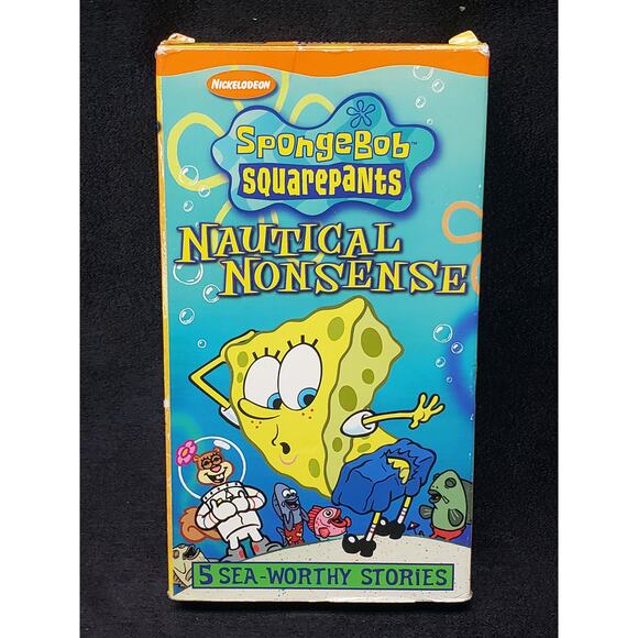 Nickelodeon Spongebob Squarepants Nautical Nonsense Sea Worthy Stories VHS Tape - Picture 1 of 4